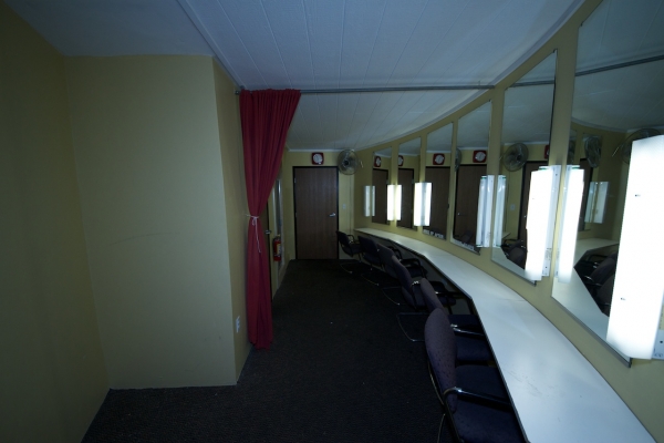 Dressing Room, enter from Stage Right